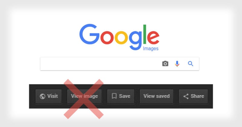 Google Removes View Image Button from Image Search to Protect Photos
