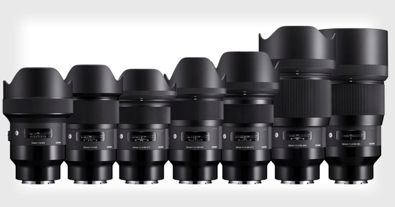 Sigma Unveils the First 9 Art Lenses for Sony E-Mount