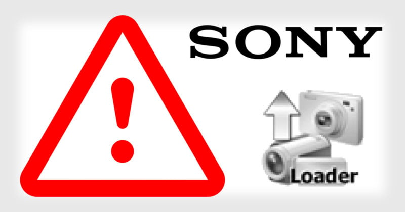  sony camera firmware updater major security risk warns 