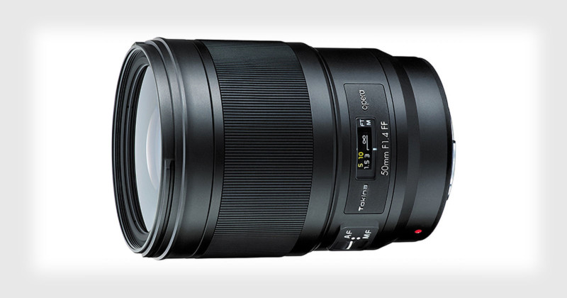 Tokina Unveils the Opera 50mm f/1.4 Lens for Canon and Nikon