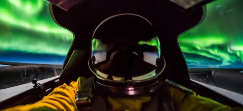 This U-2 Spy Plane Pilot Photographed the Northern Lights Up Close
