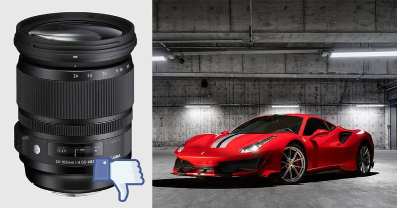 How a Sigma Art Lens Messed Up My Ferrari Photo Shoot