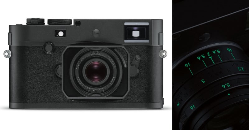 Leica M Monochrom Stealth Edition is Matte Black and Glow-in-the-Dark