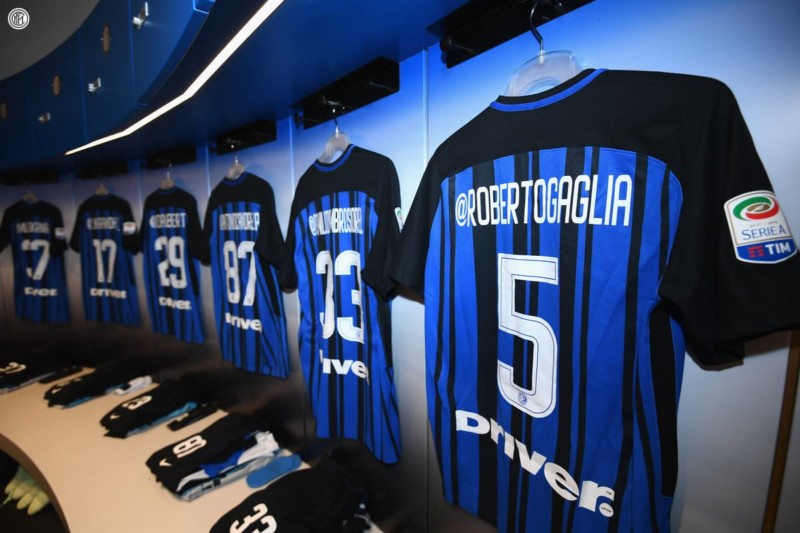 Inter Milan Soccer Team Wears Shirts with Instagram Handles