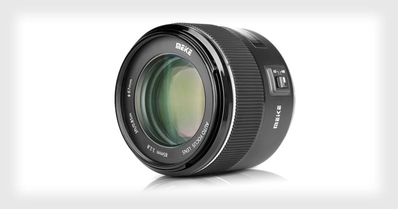 Meike Unveils an 85mm f/1.8, Its First Autofocus Lens