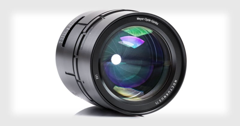 Nocturnus 75mm f/0.95 Unveiled: Its the Worlds Fastest 75mm Lens