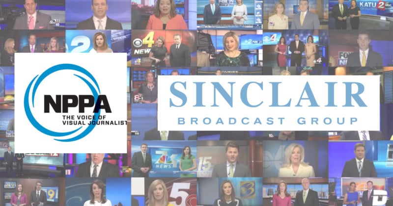 NPPA Criticizes Sinclair for Local News Script, Sinclair Cancels $25K Donation