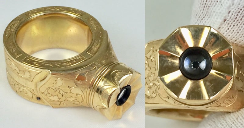 This Unusual Gold Ring is a Rare Soviet Spy Camera Worth $20,000