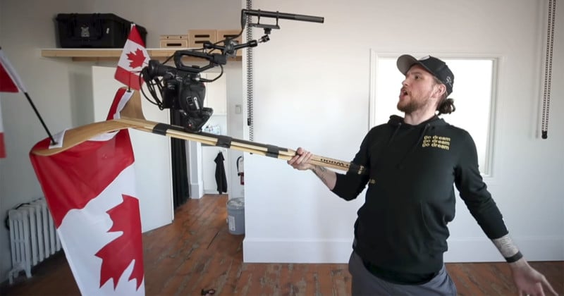 This is a $10,000 Canadian Selfie Stick