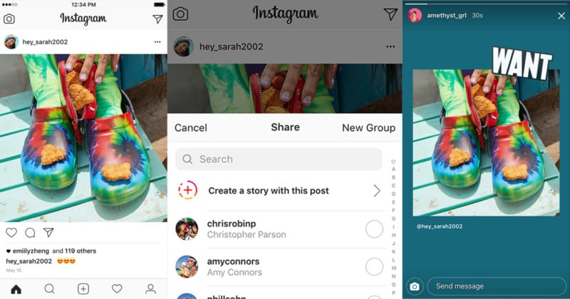 Instagram Now Lets You Share Other Peoples Photos in Stories