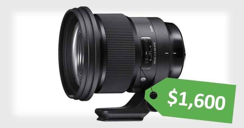 Sigma 105mm f/1.4 Art Bokeh Master Lens Only Costs $1,600