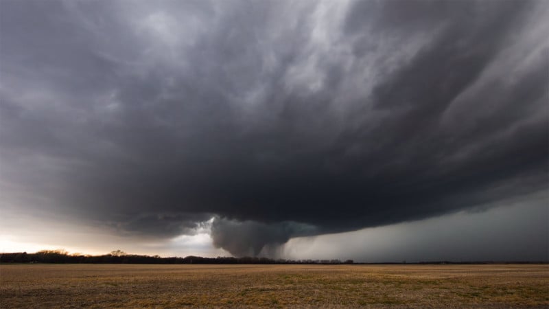 Tornado Forms in Front of a Timelapse Photographers Camera