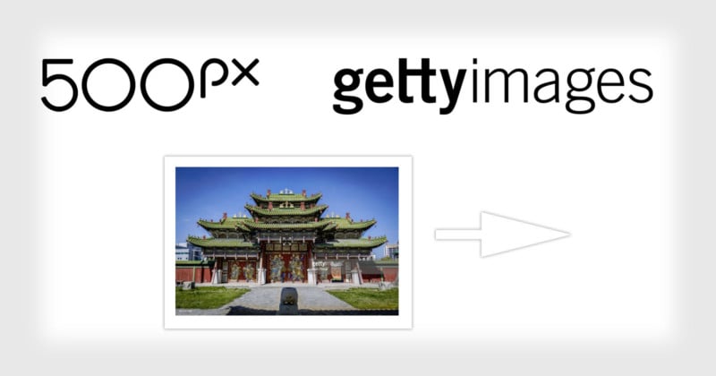  opted out 500px but getty selling photos anyway 