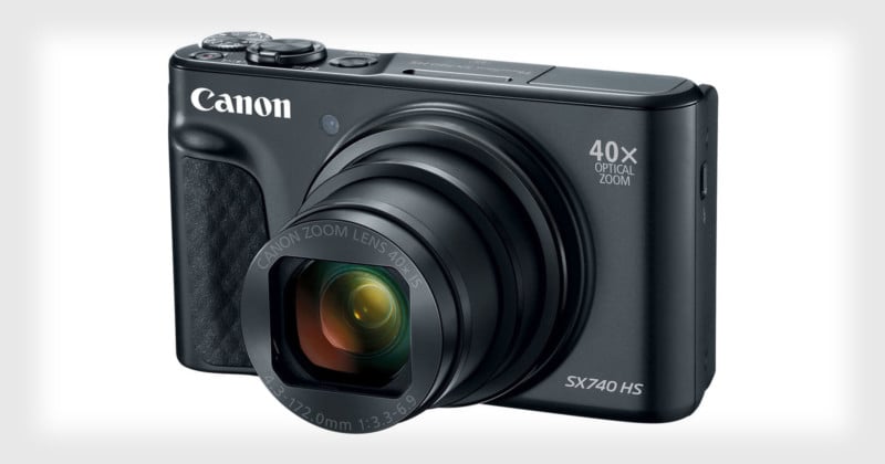 Canons New PowerShot SX740 HS Has a 40x Optical Zoom and 4K Video