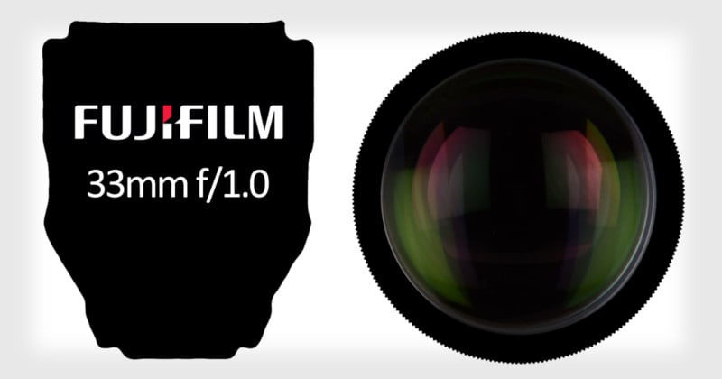 Fujifilm 33mm f/1.0 Set to Be the First Mirrorless f/1.0 Autofocus Lens