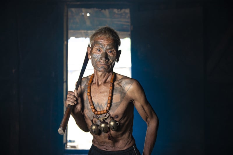 Portraits of the Konyak Headhunter Tribe in India