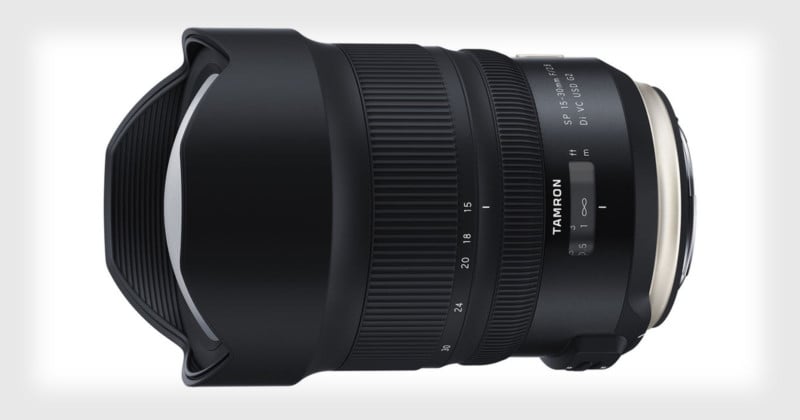 Tamron Unveils the 15-30mm f/2.8 VC G2 for Canon EF and Nikon F