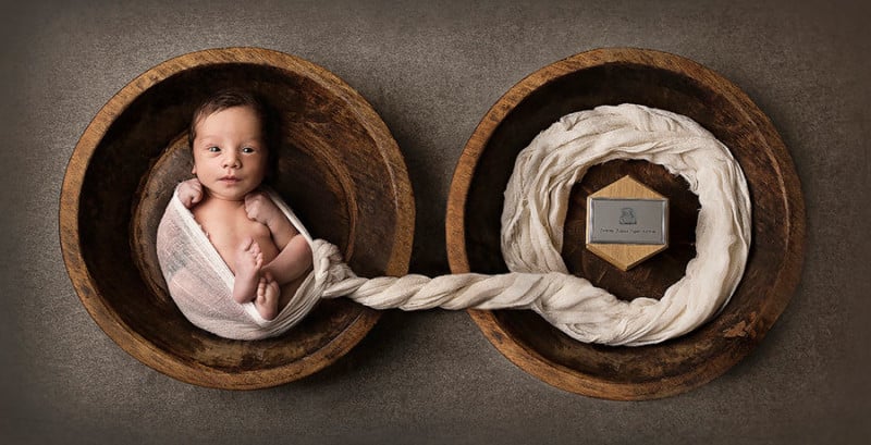 This Newborn Photo Shows a Baby and His Twin Brothers Ashes