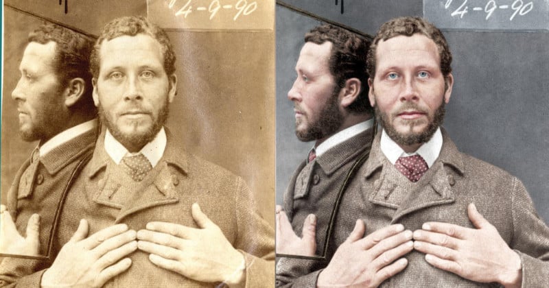 Victorian Prisoner Mugshots Brought to Life with Color and Motion