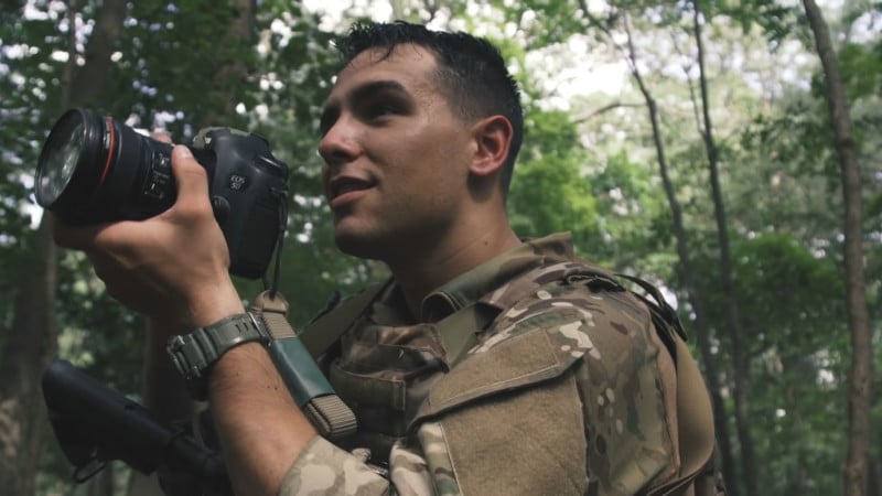 The US Army Combat Cameraman