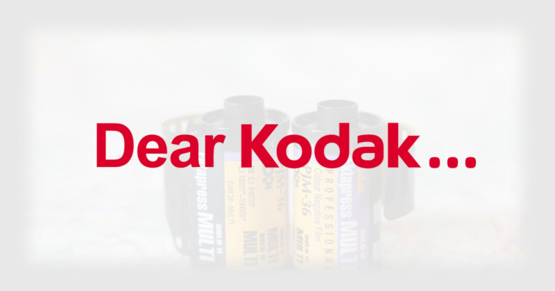 Dear Kodak: Please Let Smaller Shops Help Film Come Back