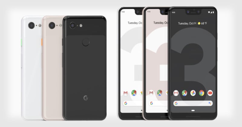 Google Unveils the Pixel 3 and 3XL with New AI Camera Features