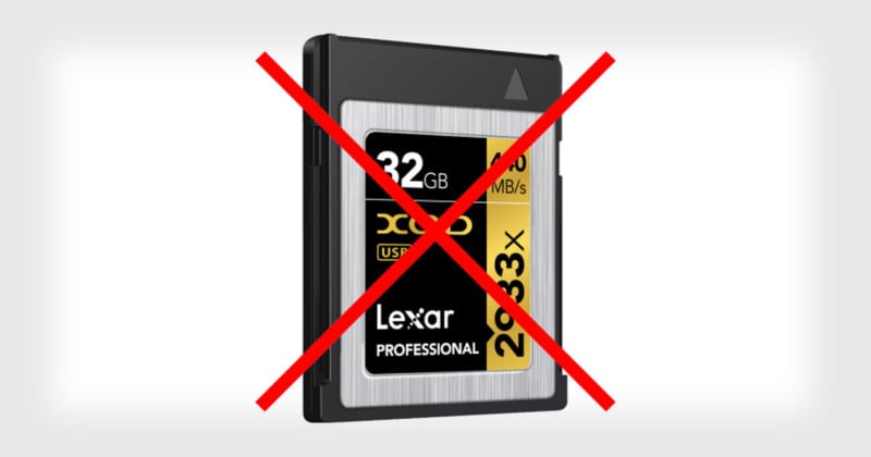 Lexar Quits XQD Cards, Accuses Sony of Preventing Progress