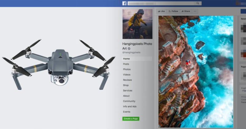 Photographer Turns Drone Shot Into a Facebook 3D Photo