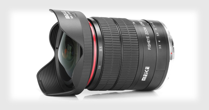 Meike Unveils a 6-11mm f/3.5 Fisheye for Canon and Nikon APS-C