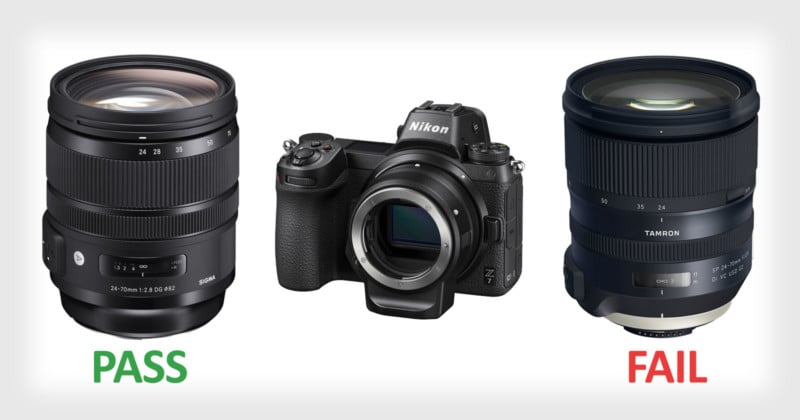 Sigma Lenses Fully Compatible with Nikon Z, But Tamron Lenses Arent