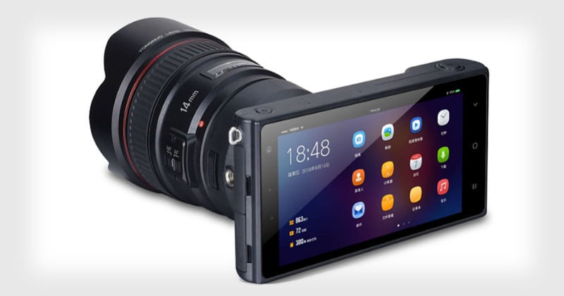 Yongnuos YN450 Mirrorless Camera: 4/3 Sensor, Android OS, EF Lenses, 4K