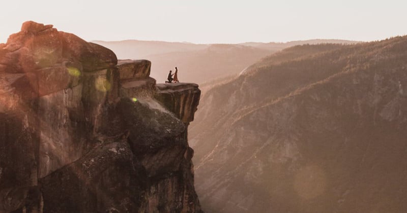 Photographer Searching for Couple in His Epic Yosemite Engagement Photo