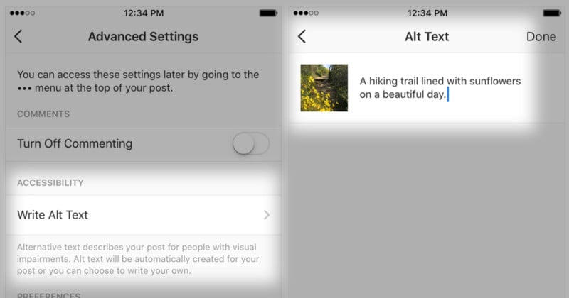  instagram launches descriptions photos visually impaired 
