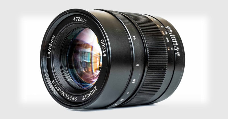 Mitakon Speedmaster 65mm f/1.4 Lens Unveiled for Fujifilm GFX