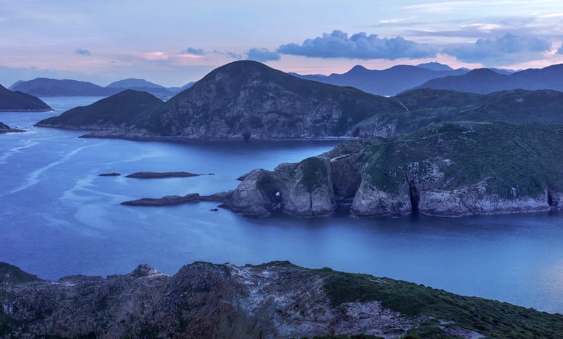 Hong Kong Landscapes at Blue Hour