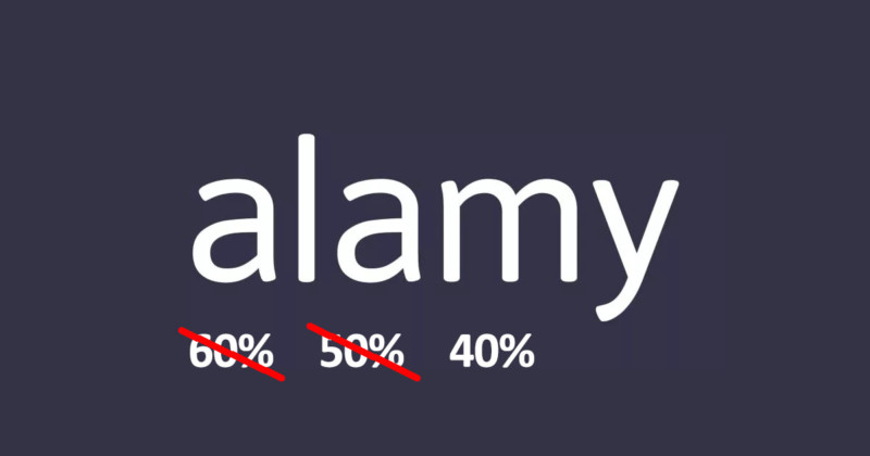 Alamy Cutting Commission from 50% to 40% for Its Stock Photographers