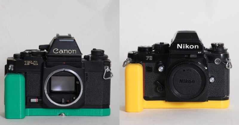 BUTTER GRIP Offers 3D-Printed Grips for Classic Film Cameras