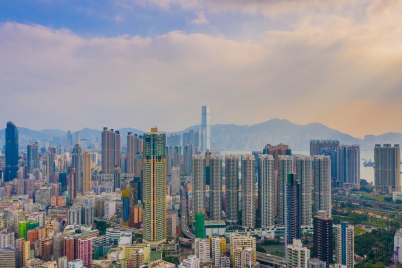 Capturing the Eye-Popping Density of Hong Kongs Tower Blocks