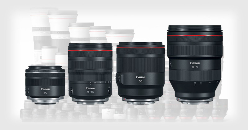 Canon to Ignore EF Lenses and Focus Entirely on RF in 2019: Report