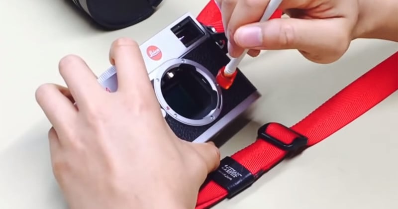 This is Leicas Official Sensor Cleaning Process