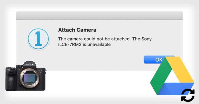 Camera Not Tethering to Capture One? Cloud File Syncing May Be to Blame