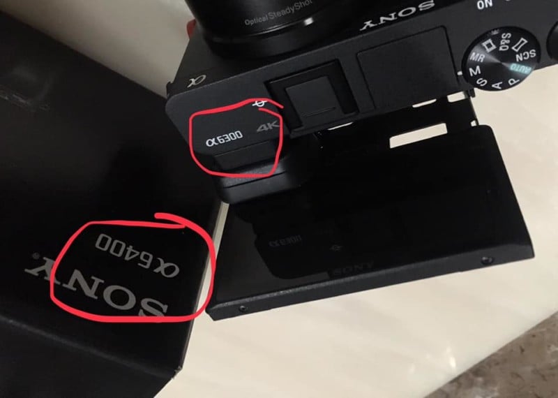 Photographers New Sony a6400 Says a6300 on the Body