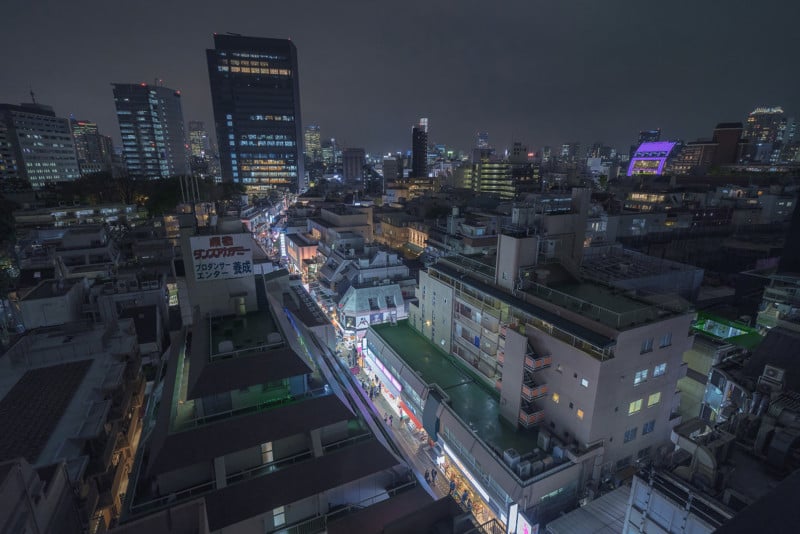 Rooftop Photos of Tokyo at Night