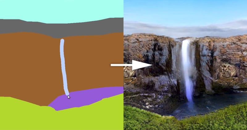 NVIDIAs AI Can Turn Doodles Into Landscape Photos