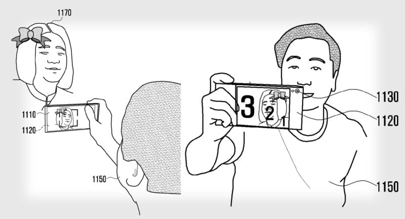 Samsung Patents Wraparound Display That Aids in Photos and Selfies