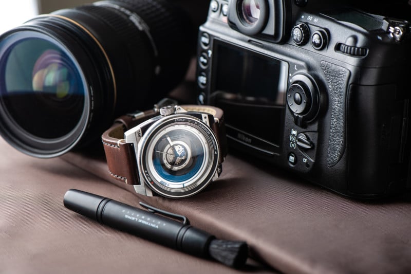 Automatic Vintage Lens II: A Harmonious Blend of Luxury Timepiece and Vintage Camera