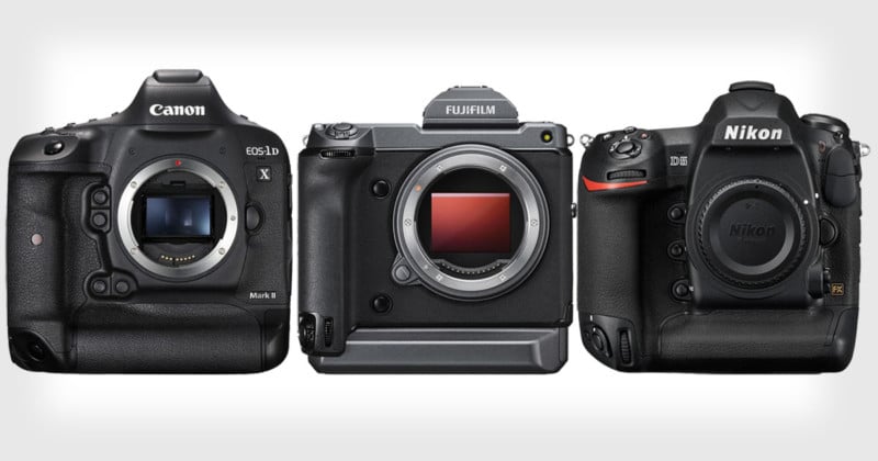 Yes, Fujifilms GFX100 is the Same Size as Canon and Nikon Flagship DSLRs