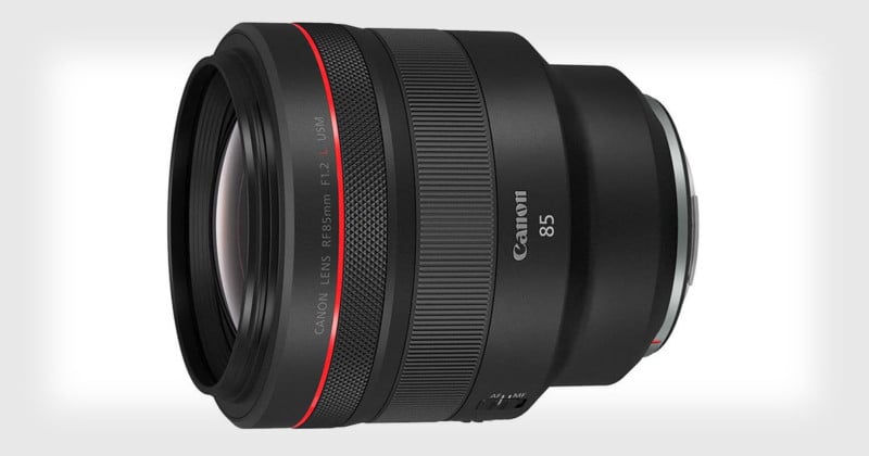 Canon Unveils the  RF 85mm f/1.2L, Its Go-To Mirrorless Portrait Lens