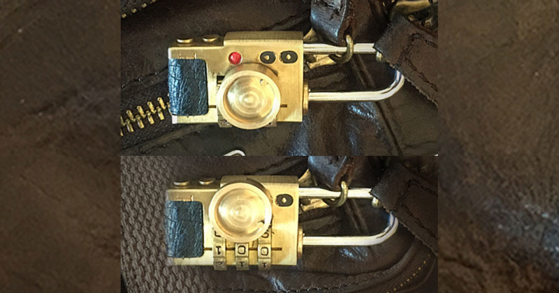 The Noctilock is a Leica-Inspired Lock for Your Camera Bag