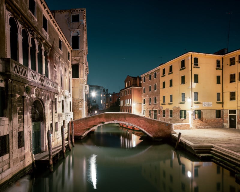Photos of Venice Canals at Night